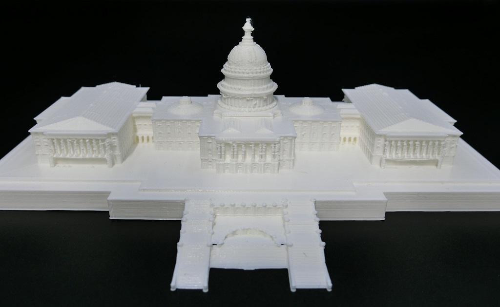 米国連邦議会議事堂の立体模型